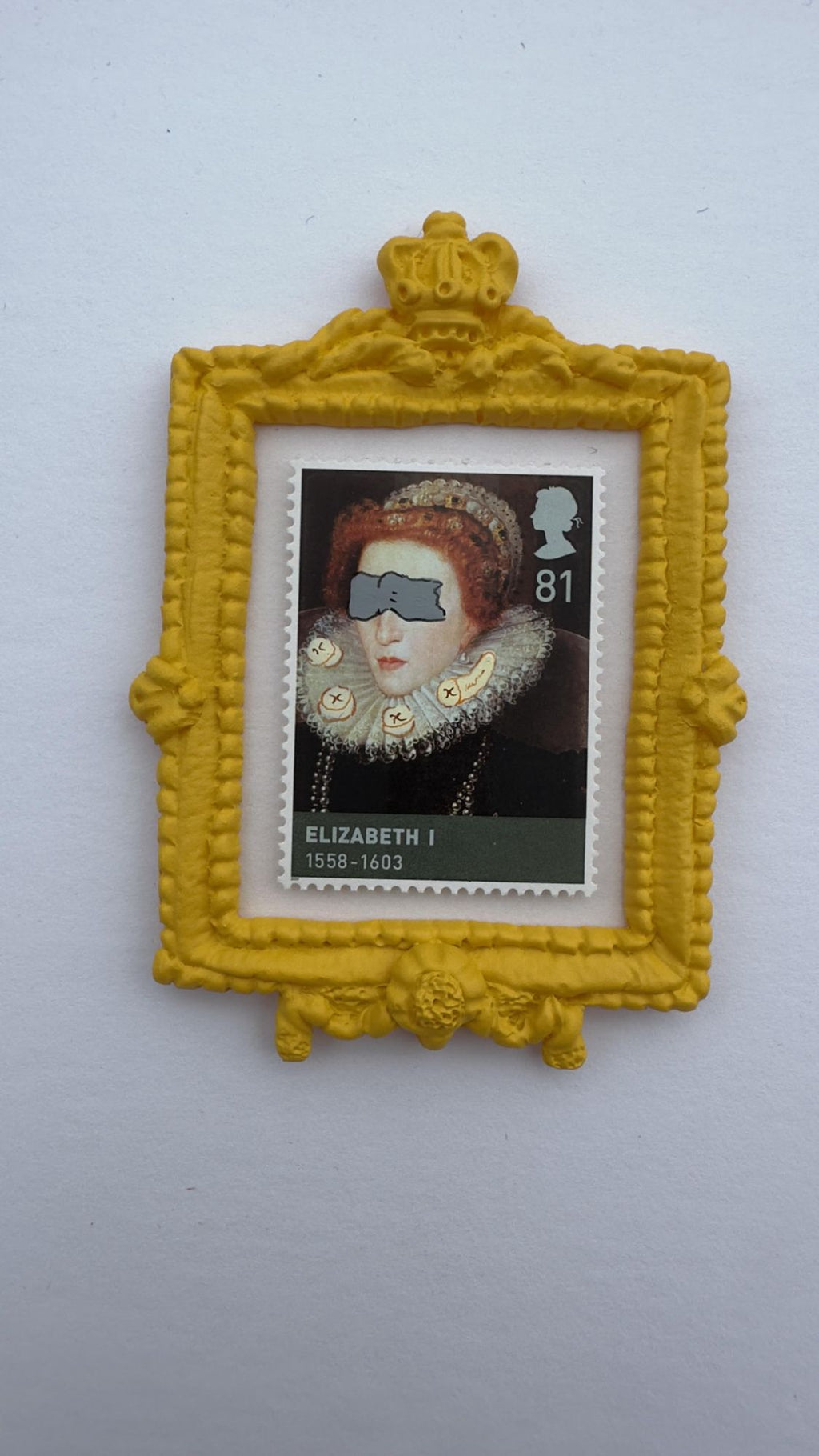 Stamp Comedian - Framed by Richard Hoffman