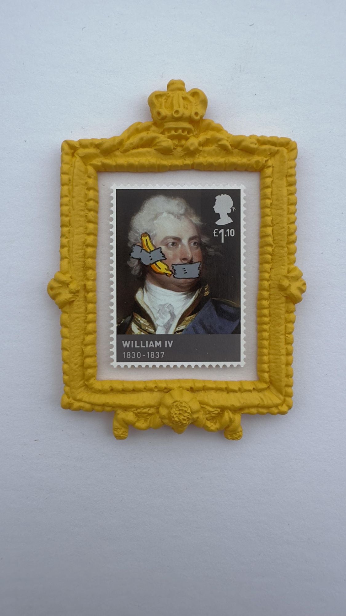 Stamp Comedian - Framed by Richard Hoffman