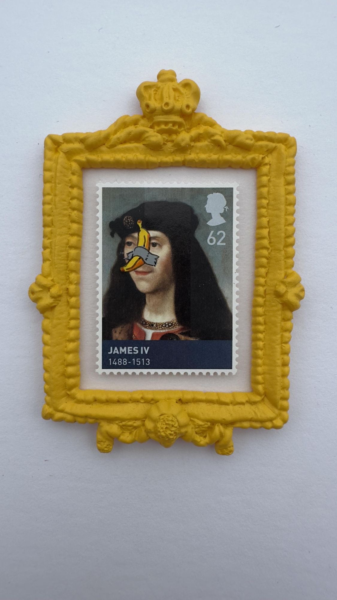Stamp Comedian - Framed by Richard Hoffman