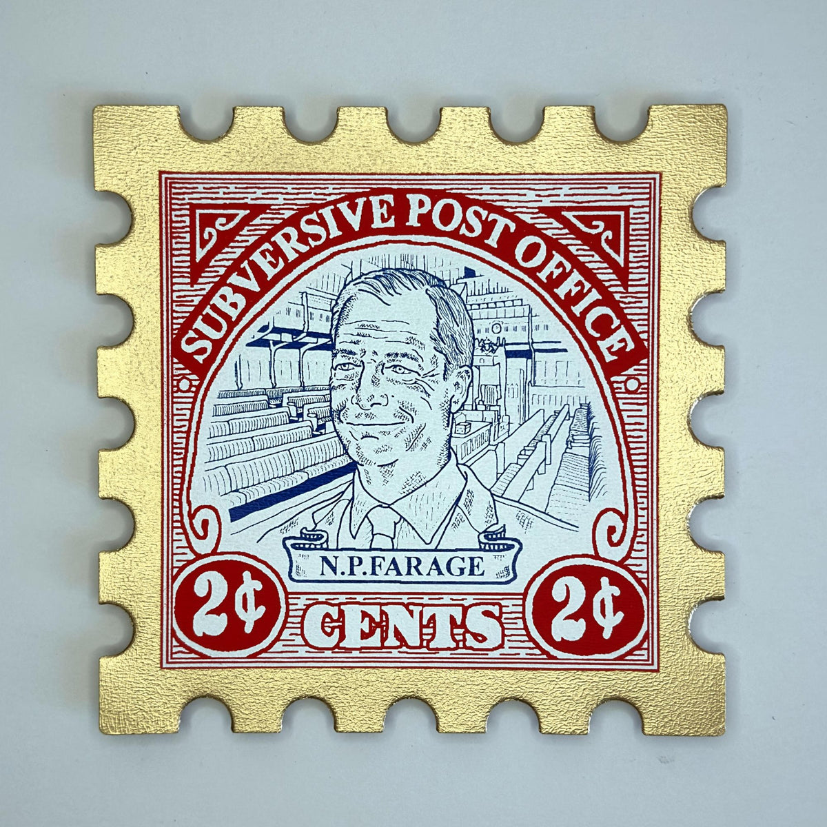 Gold Farage by Richard Hoffman