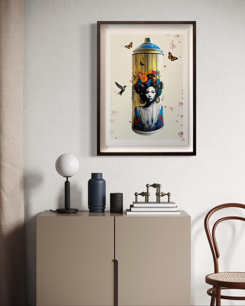 Lotus Urban Can - Framed by Gareth Tristan Evans