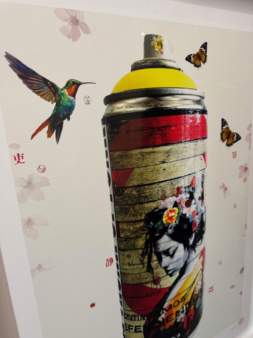 Golden Urban Can - Framed by Gareth Tristan Evans