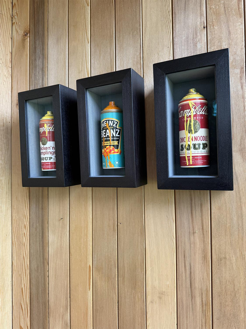 Chicken & Dumplings - Yellow Spray Can by Gareth Tristan Evans