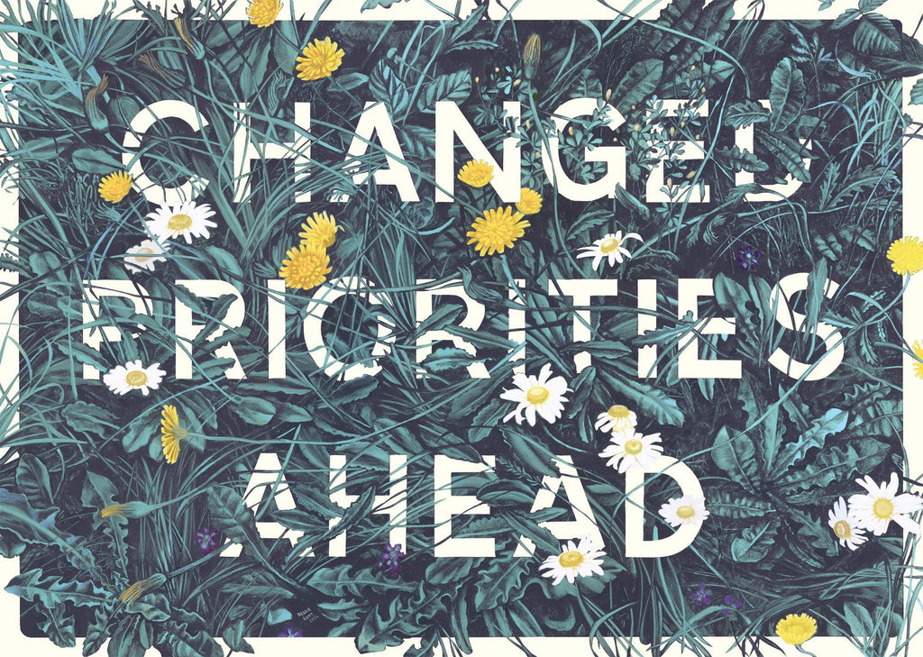 Changed Priorities Ahead - Framed by Nessie Ramm