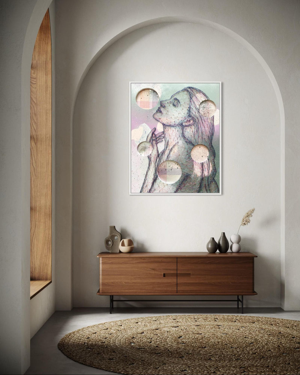 Orbiting The Self - Framed by Imogen Morris