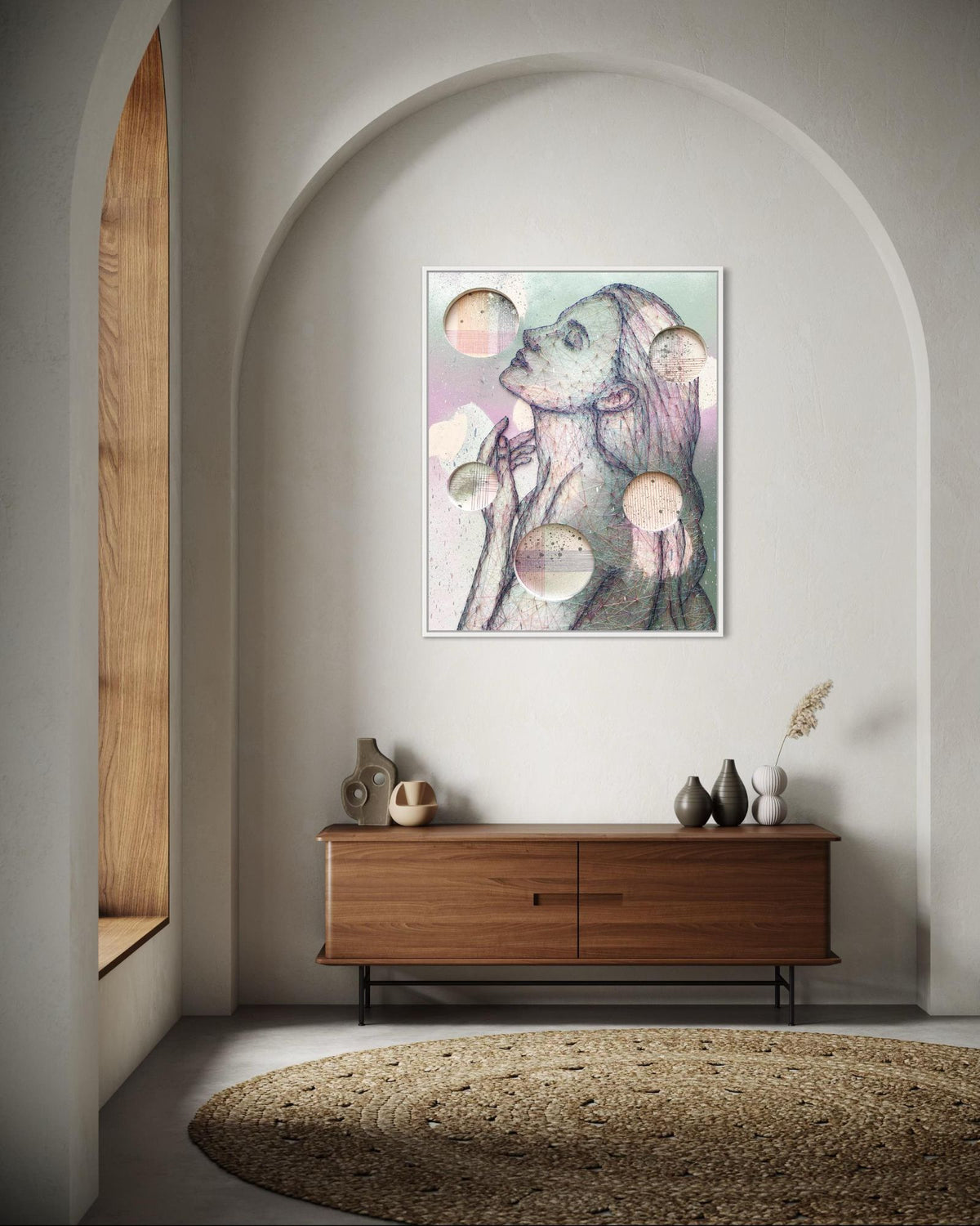 Orbiting The Self - Framed by Imogen Morris