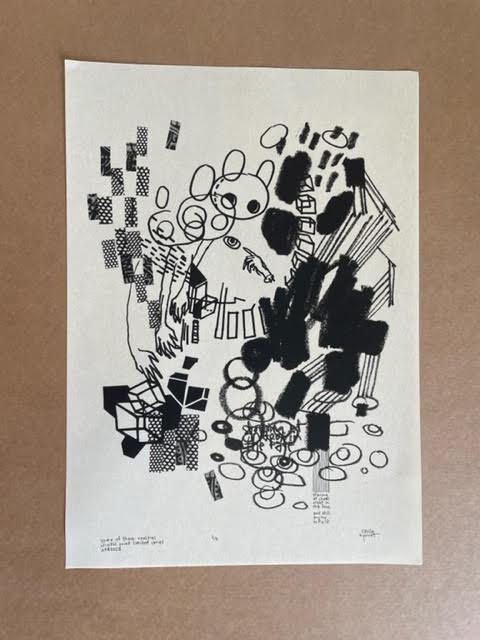 Staring at Chaos 2/3 - Framed by Cecile Perret