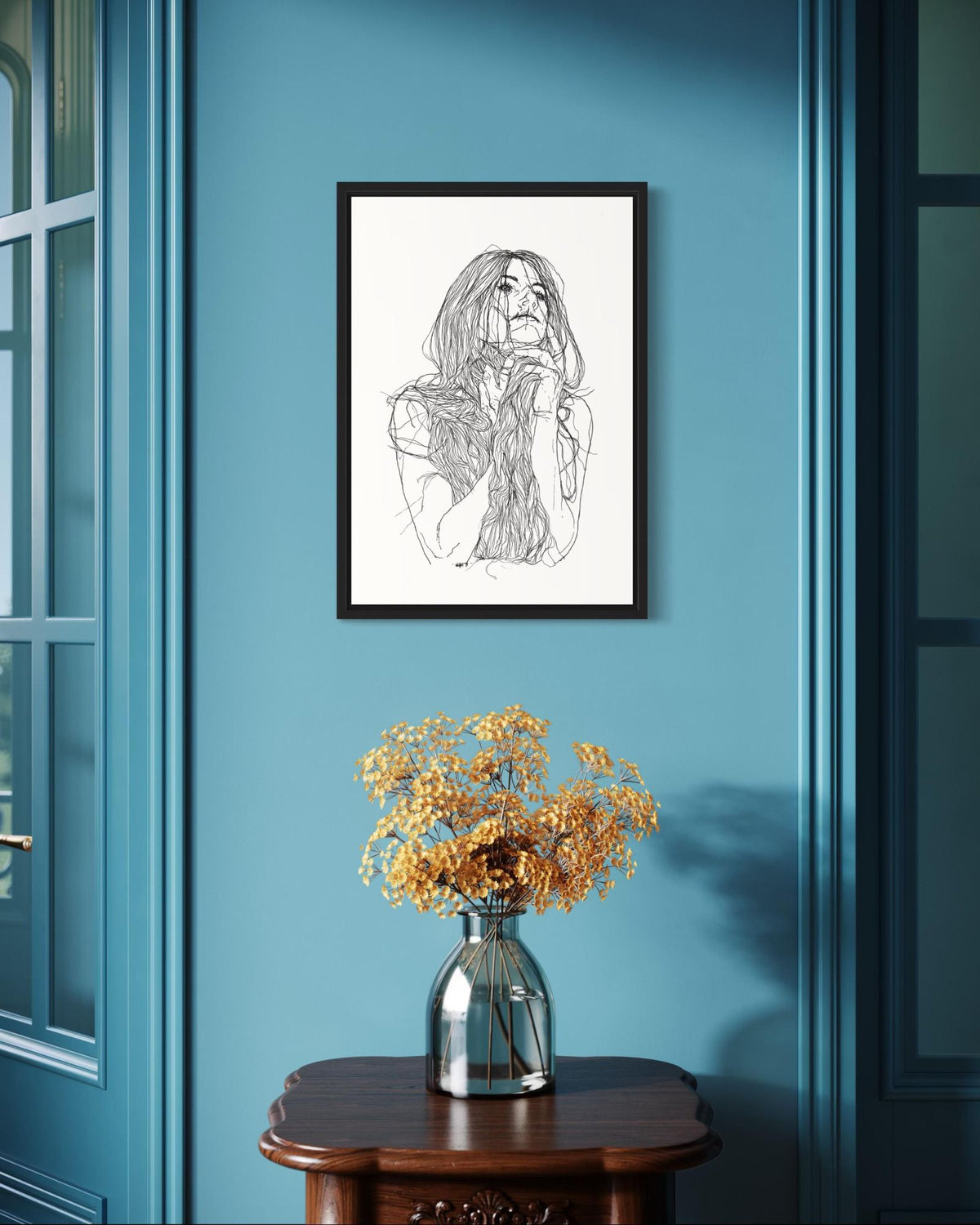 Her Hair - Framed by Bael