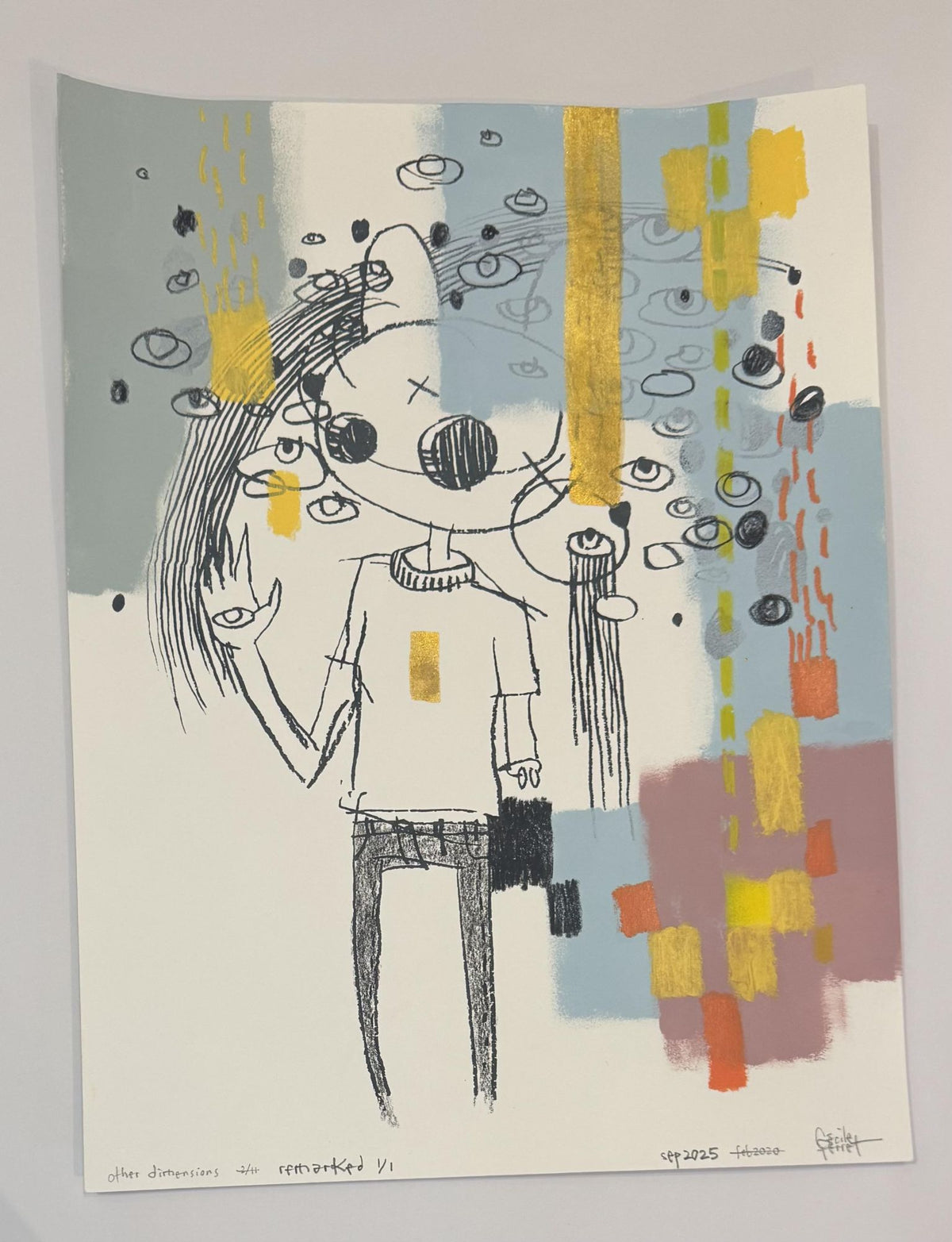Other Dimensions 2 - Framed by Cecile Perret