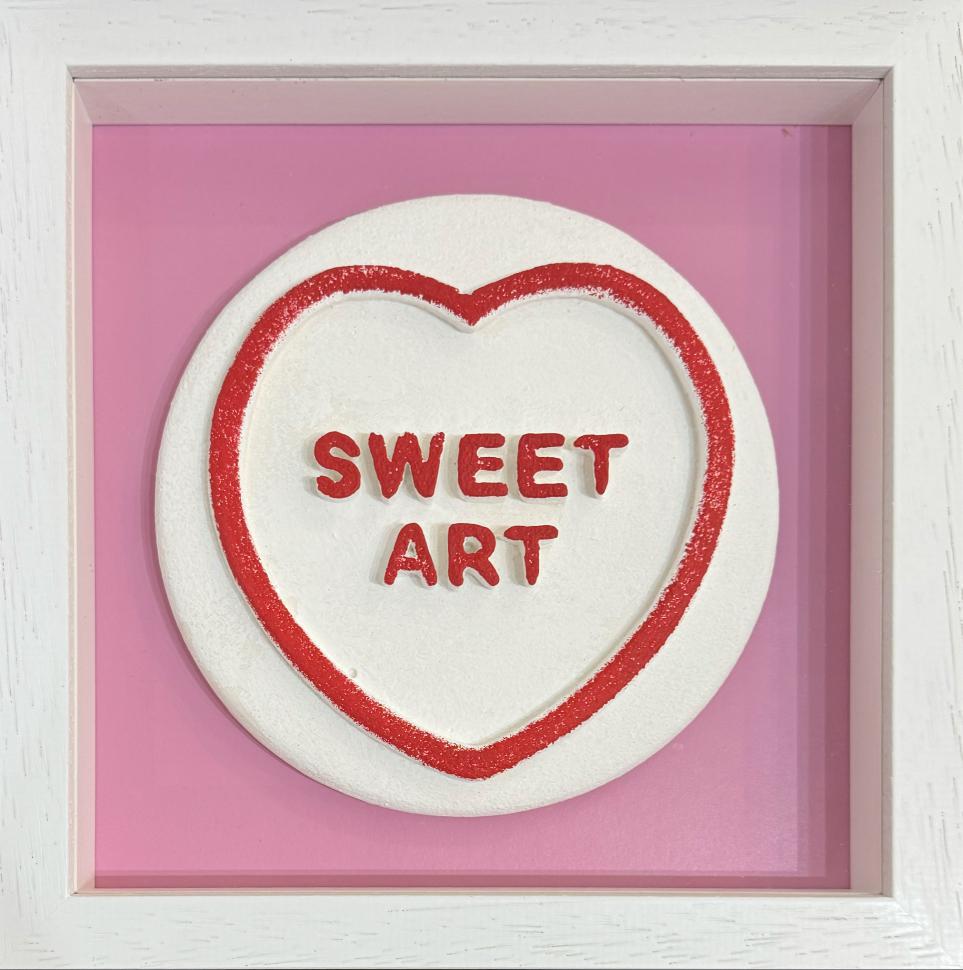 Sweet Art (Pink) - Framed by Zeus
