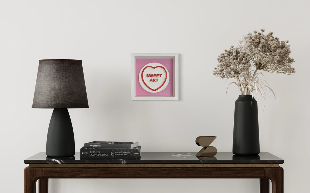 Sweet Art (Pink) - Framed by Zeus