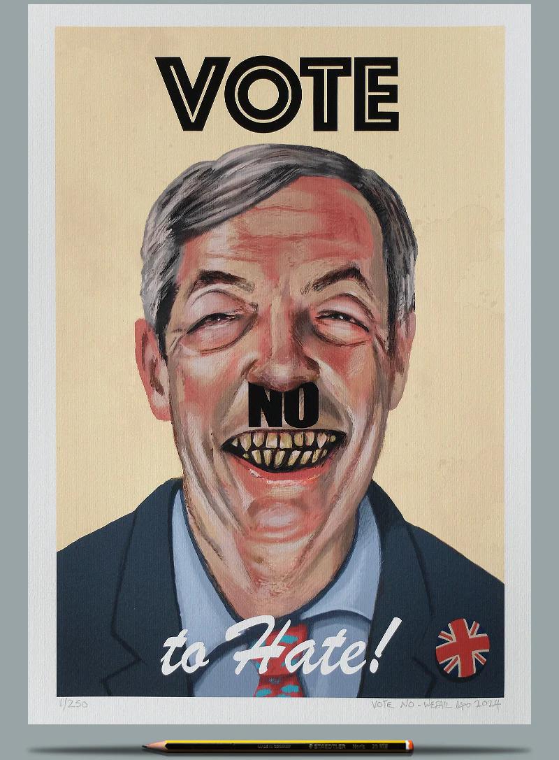 Vote No - Framed by Wefail