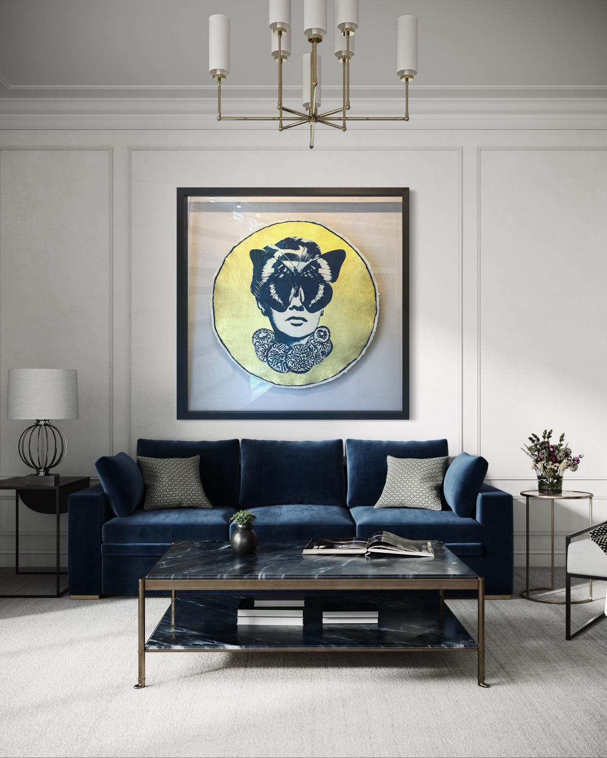 NOBEL MARIE STUDY IN GOLD - Framed by Chloe McCarrick