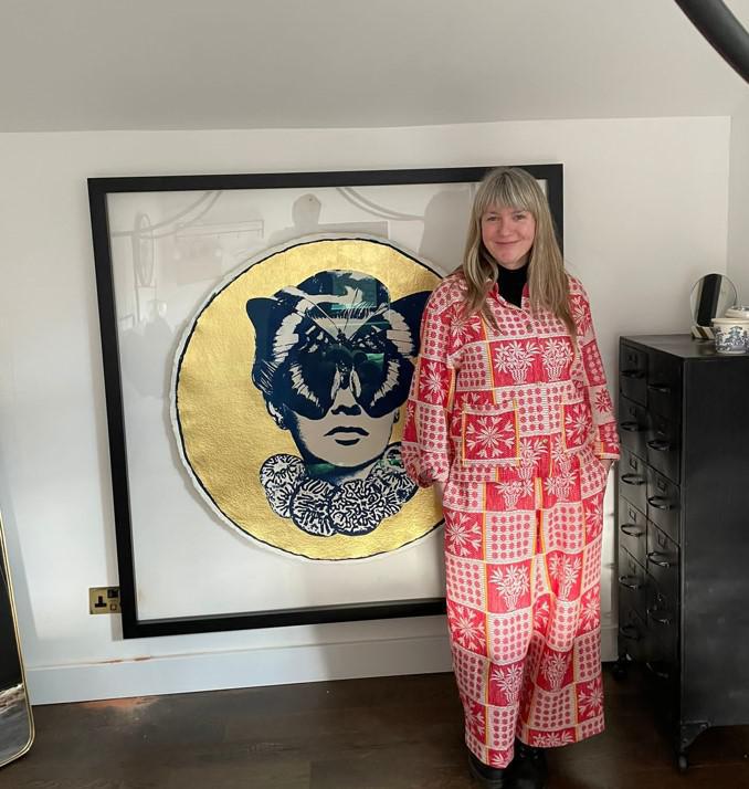 NOBEL MARIE STUDY IN GOLD - Framed by Chloe McCarrick
