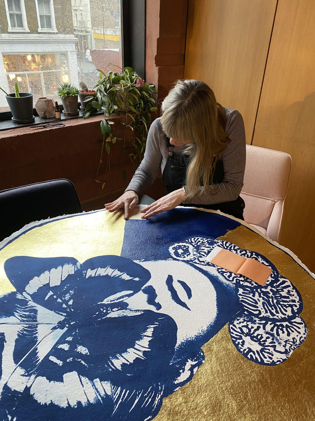 NOBEL MARIE STUDY IN GOLD - Framed by Chloe McCarrick