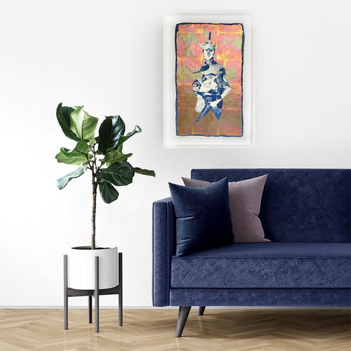 Amelia The Aviatress (Soaring Over The Santa Monica Sunset) - Framed by Chloe McCarrick
