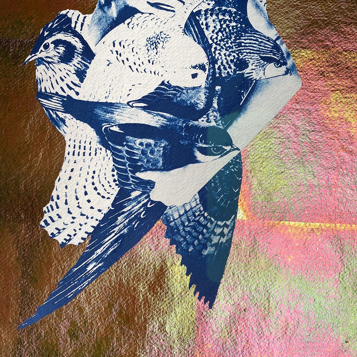 Amelia The Aviatress (Soaring Over The Santa Monica Sunset) - Framed by Chloe McCarrick