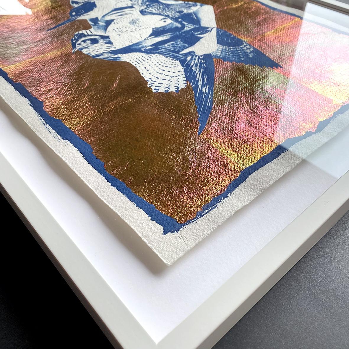 Amelia The Aviatress (Soaring Over The Santa Monica Sunset) - Framed by Chloe McCarrick