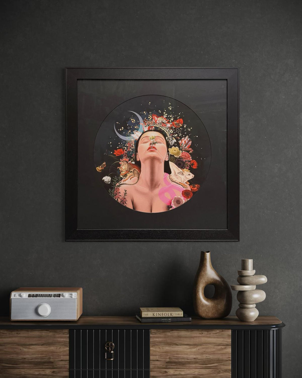 Howl at The Moon - Framed by Alexandra Gallagher