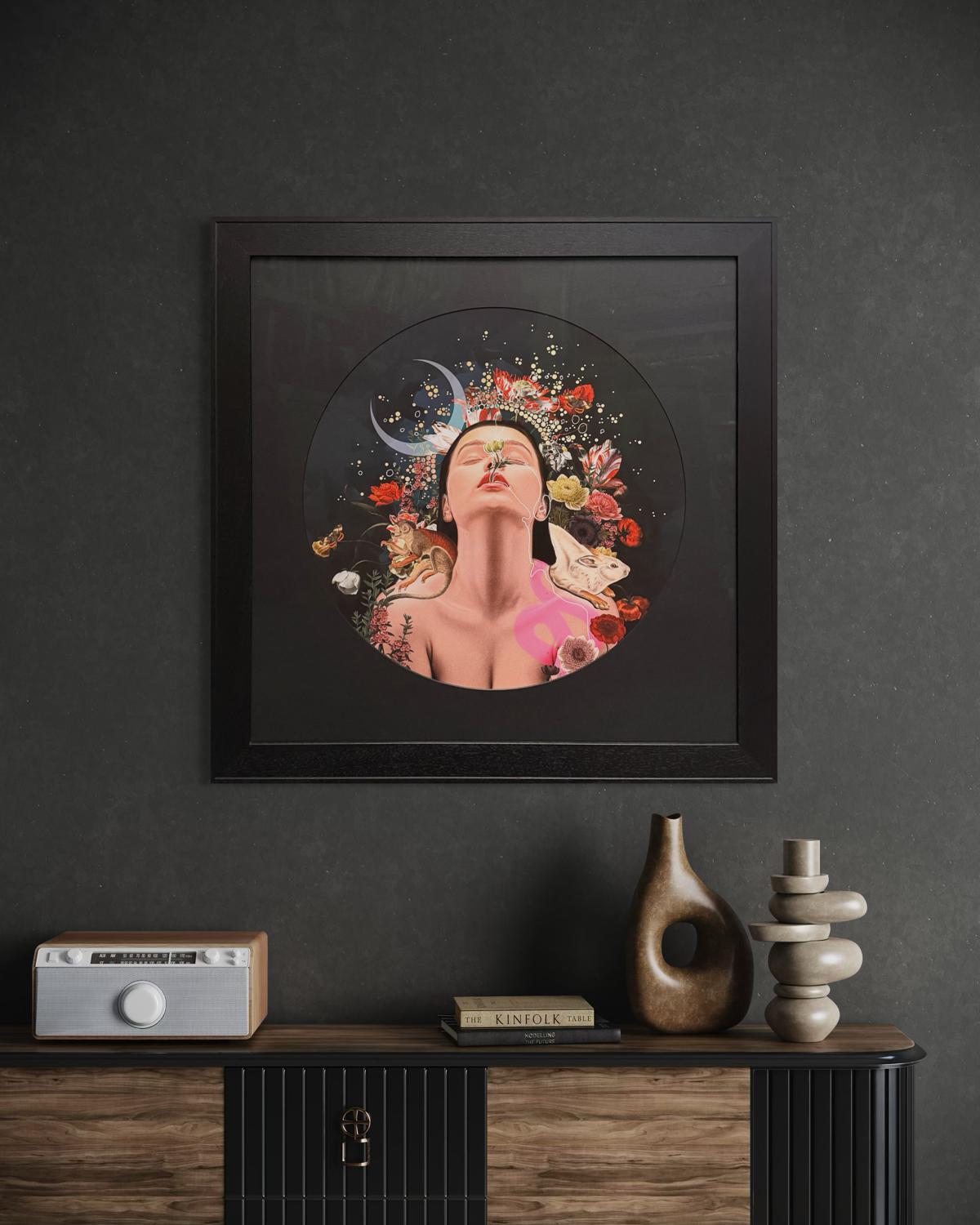 Howl at The Moon - Framed by Alexandra Gallagher