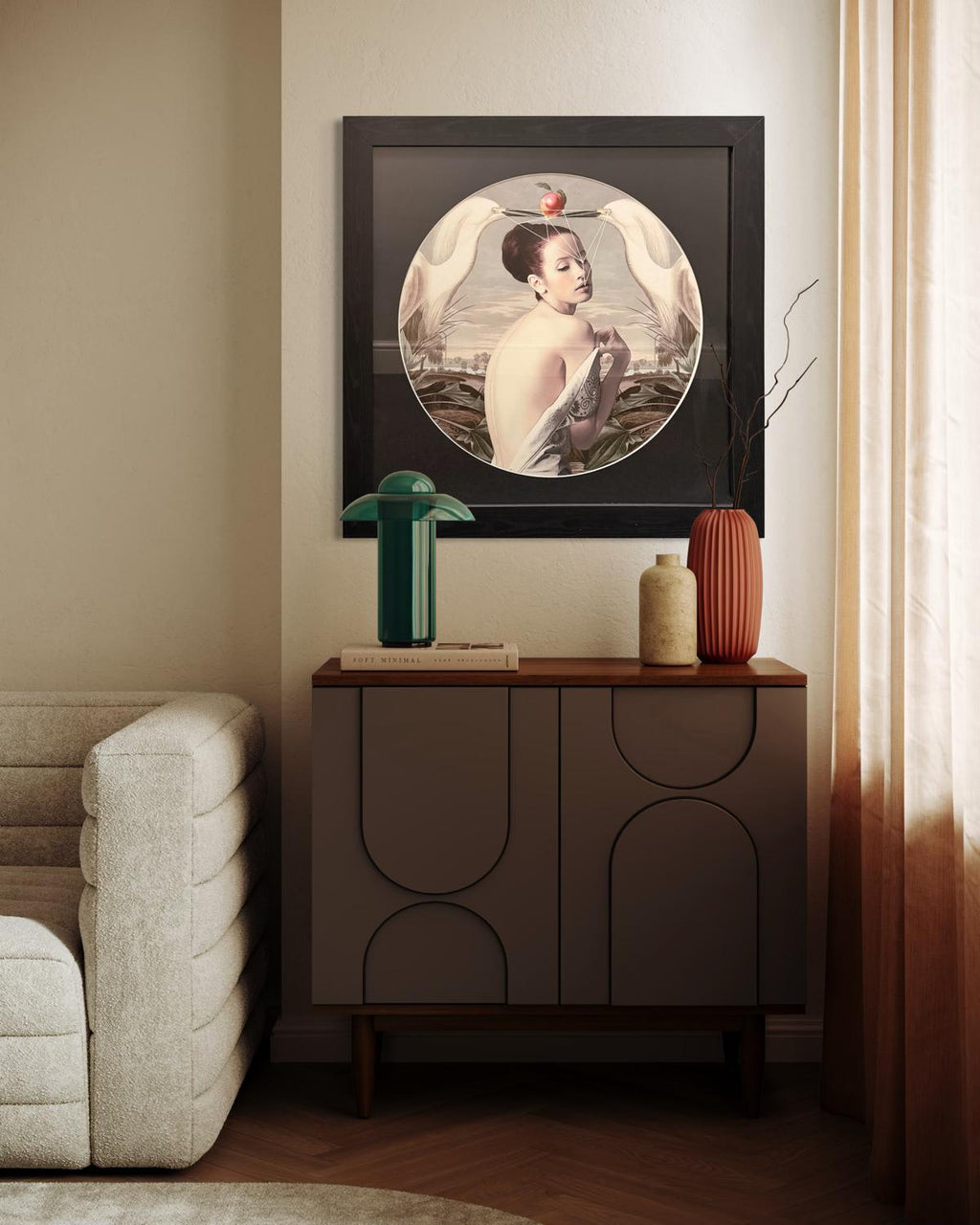 Heart and Tongue of Virtue - Framed by Alexandra Gallagher