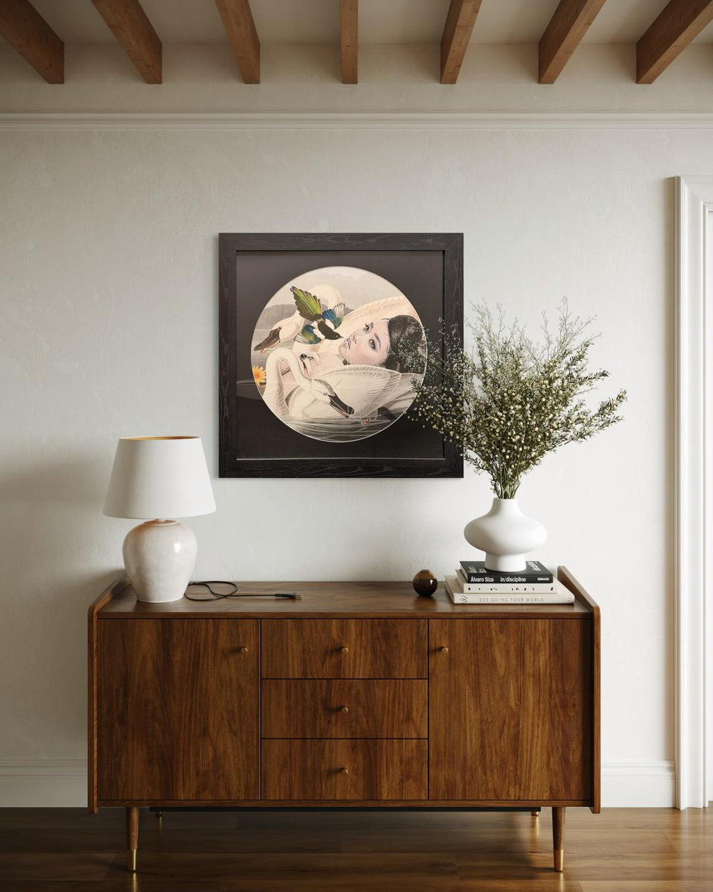 Meloncholy Paradise - Framed by Alexandra Gallagher