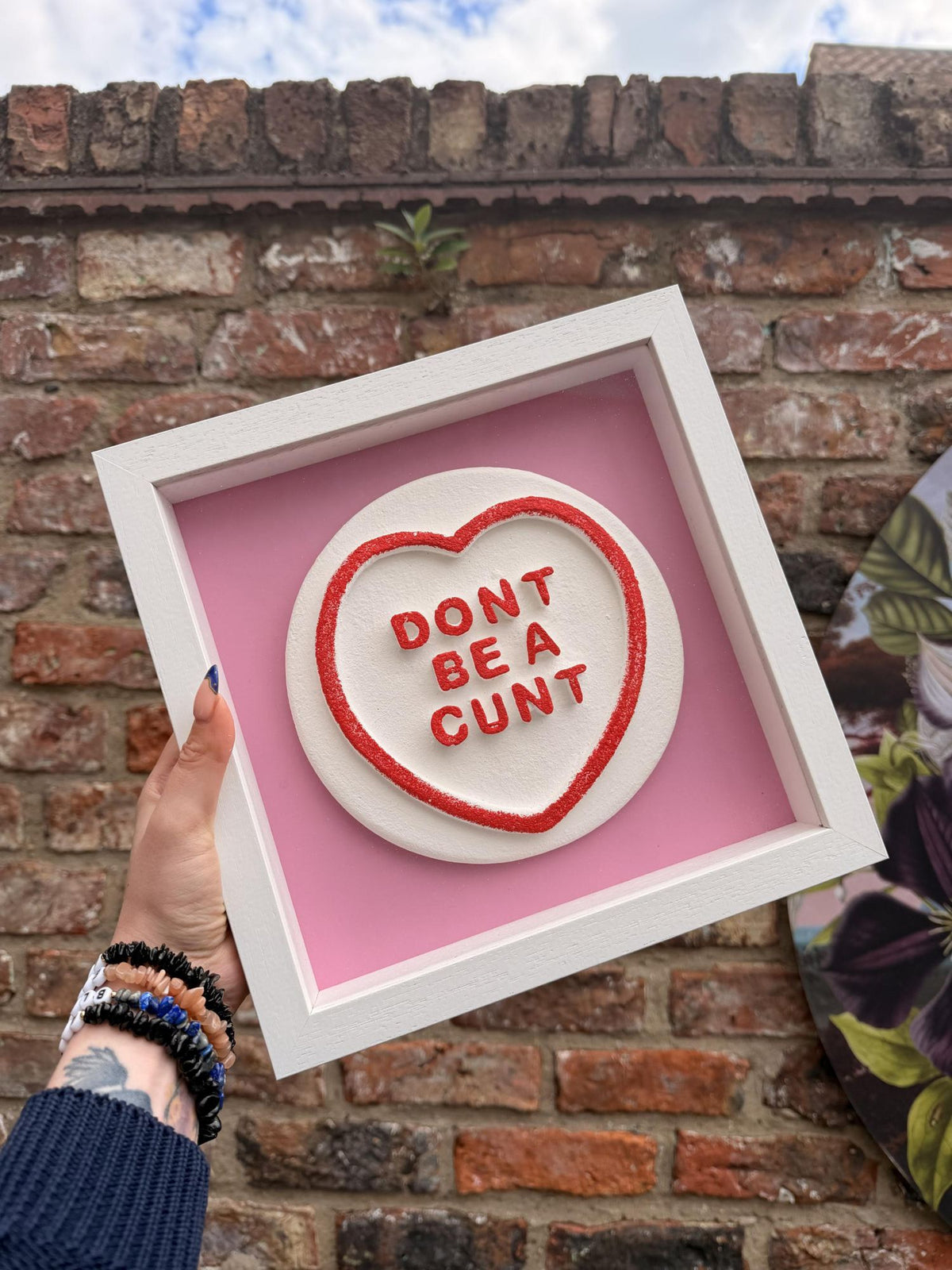 Don't Be A Cunt (Pink) - Framed by Zeus