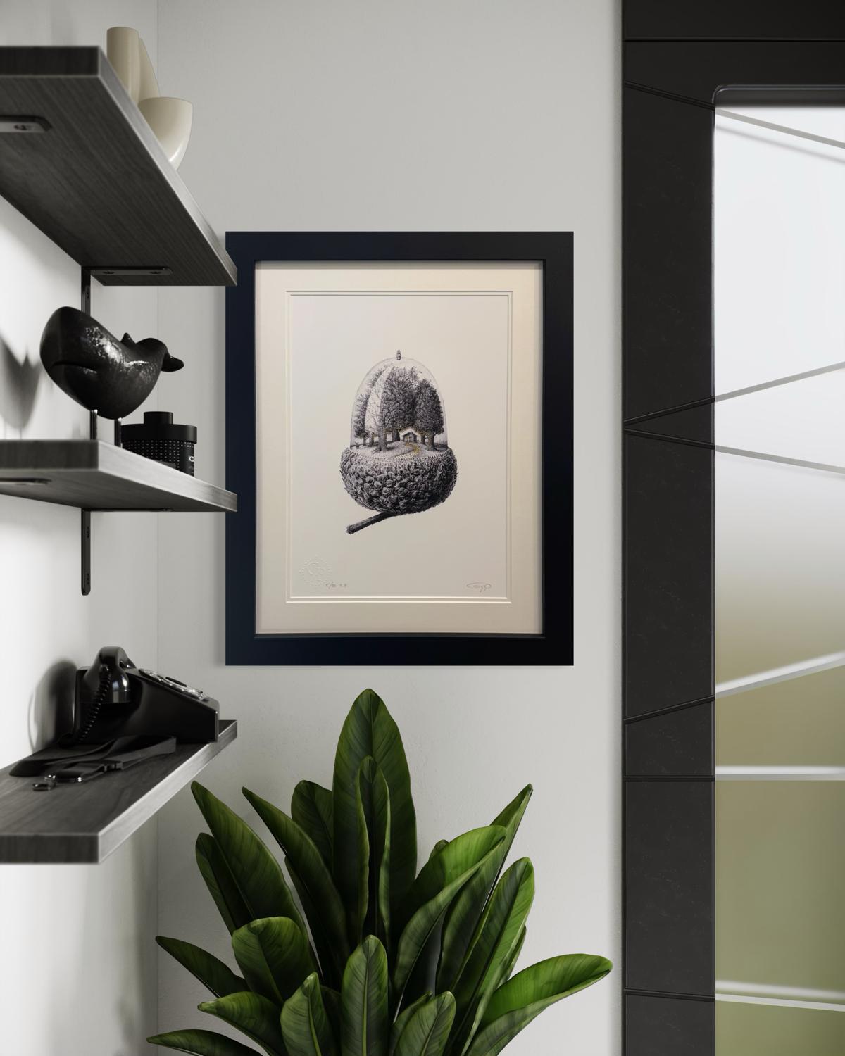 The House On The Hill - Framed by CJP