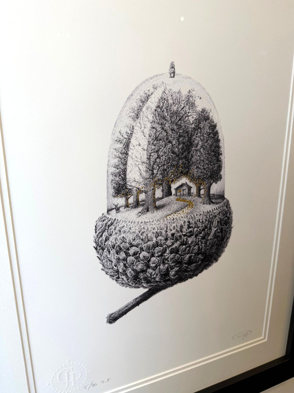 The House On The Hill - Framed by CJP