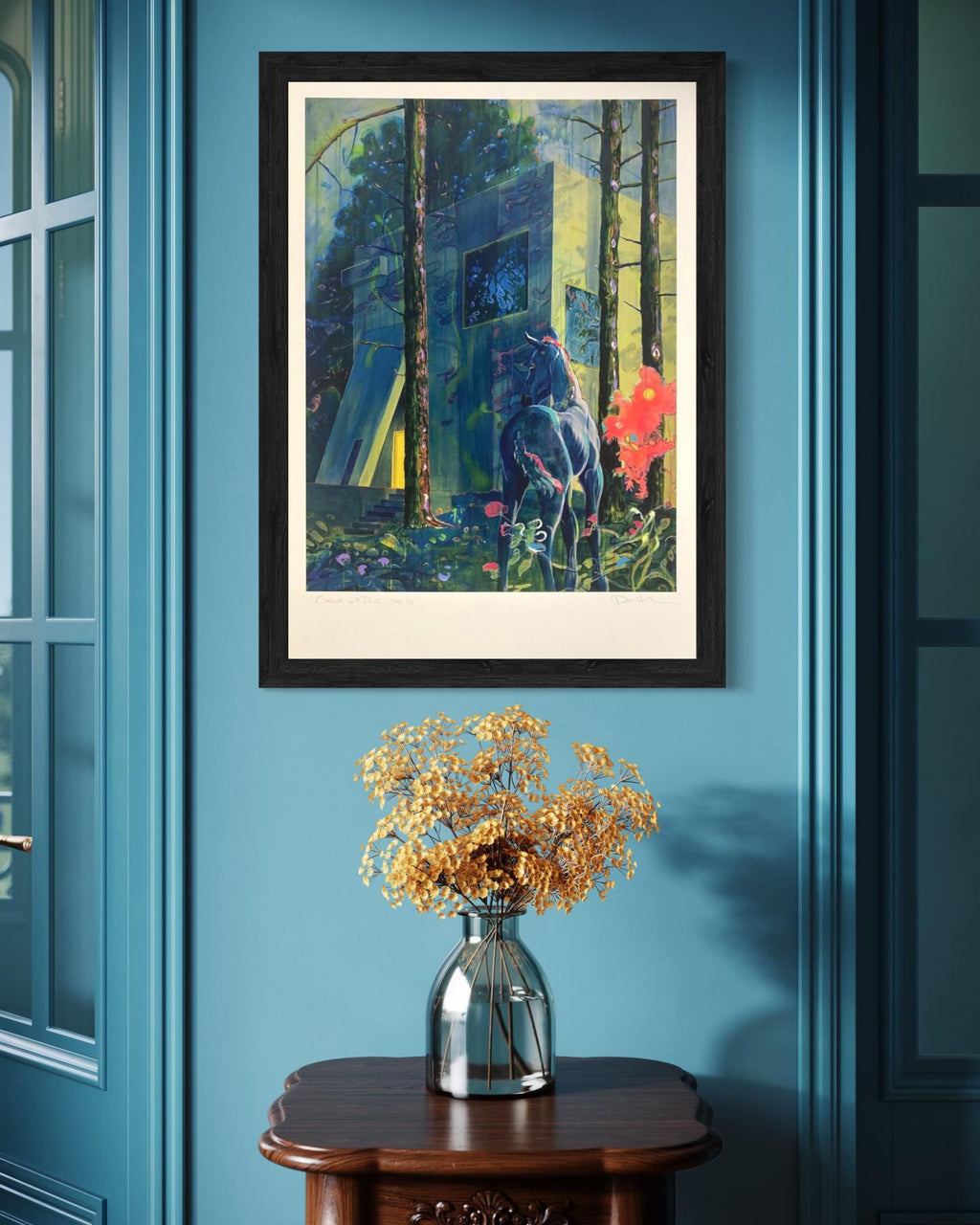 Cuboid & Pines - Framed by Daniel Freaker