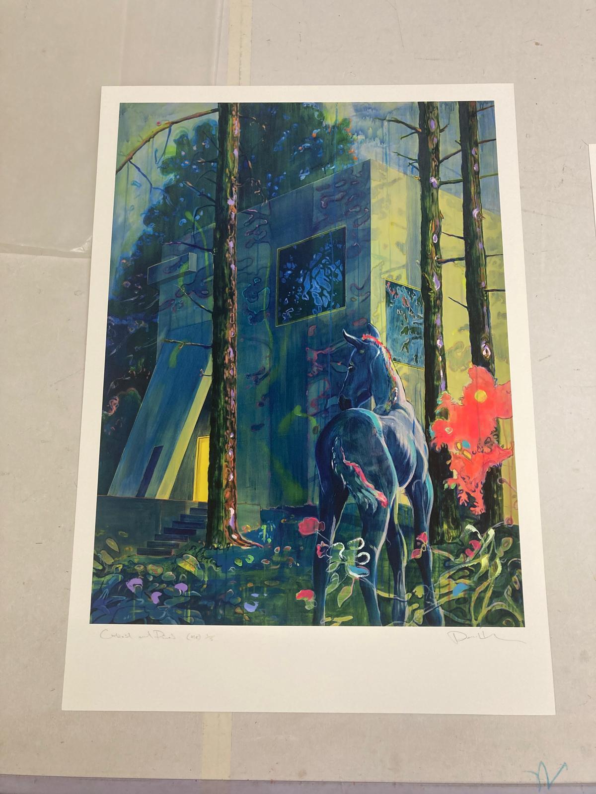 Cuboid & Pines - Framed by Daniel Freaker