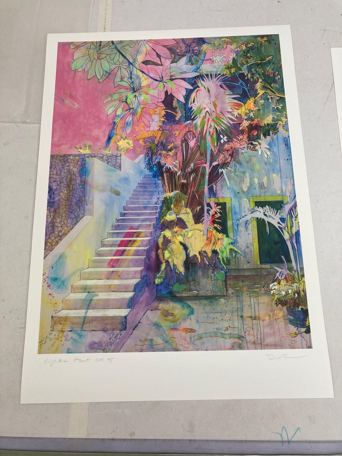 Crystalline Ascent - Framed by Daniel Freaker