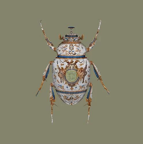 The Minton Scarab - Framed by Magnus Gjoen