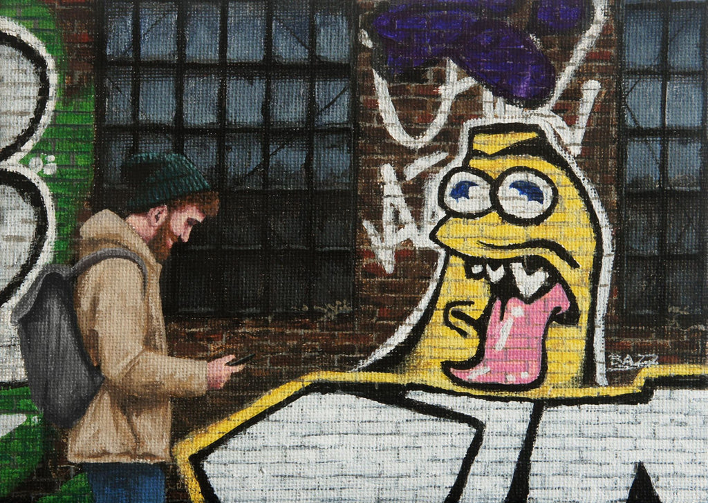 Banana wall - Framed by Peter Davis