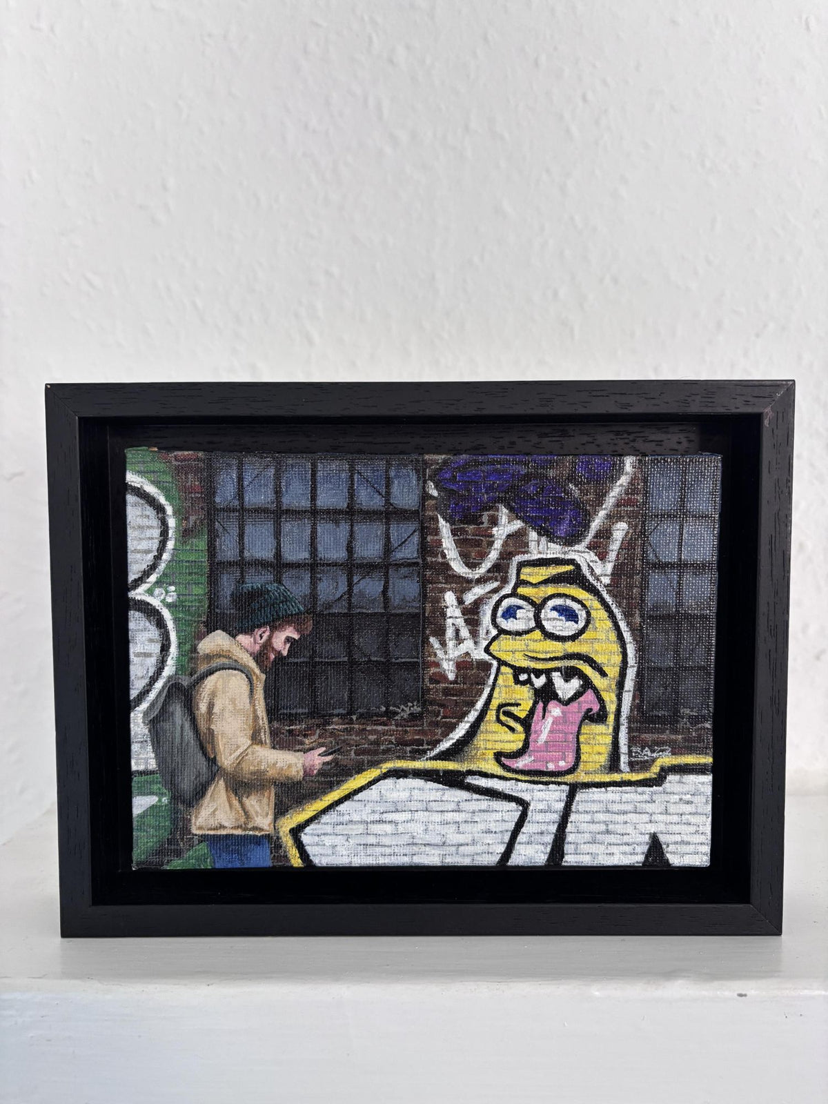 Banana wall - Framed by Peter Davis