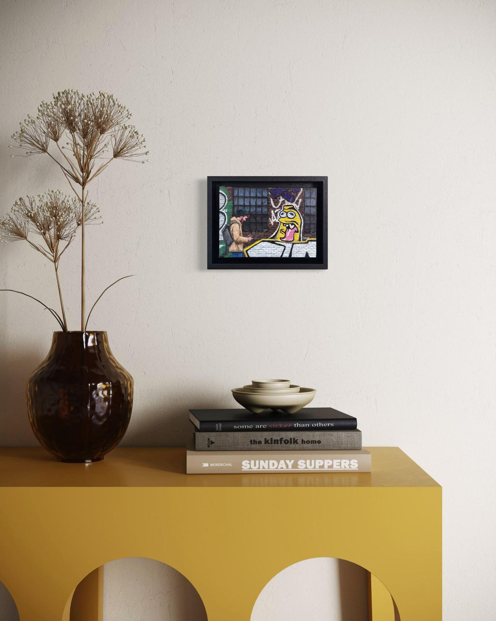 Banana wall - Framed by Peter Davis