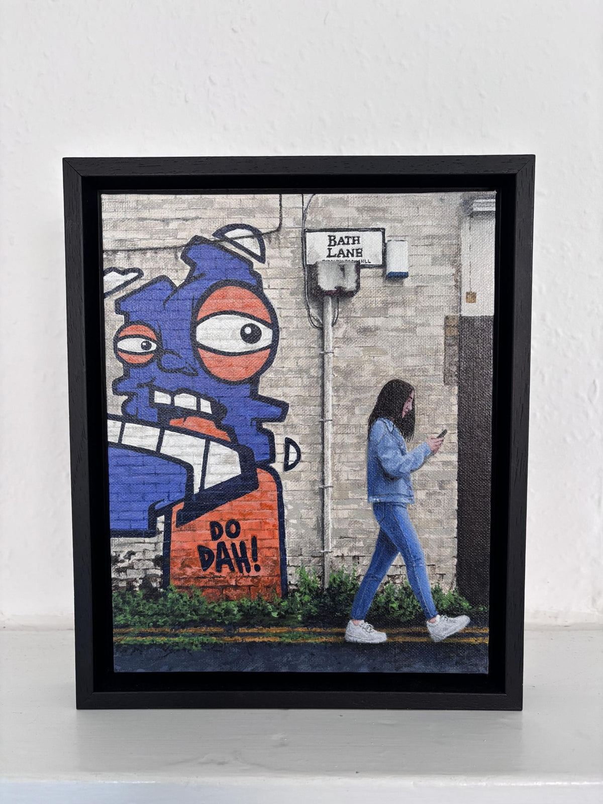 Big Heid, little head, do dah - Framed by Peter Davis