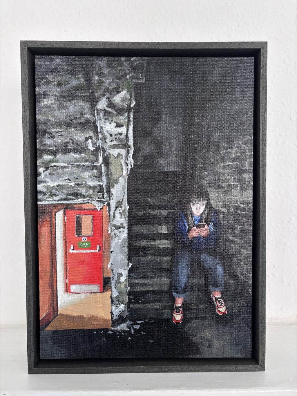 The red door, old Rowntree's factory - Framed by Peter Davis