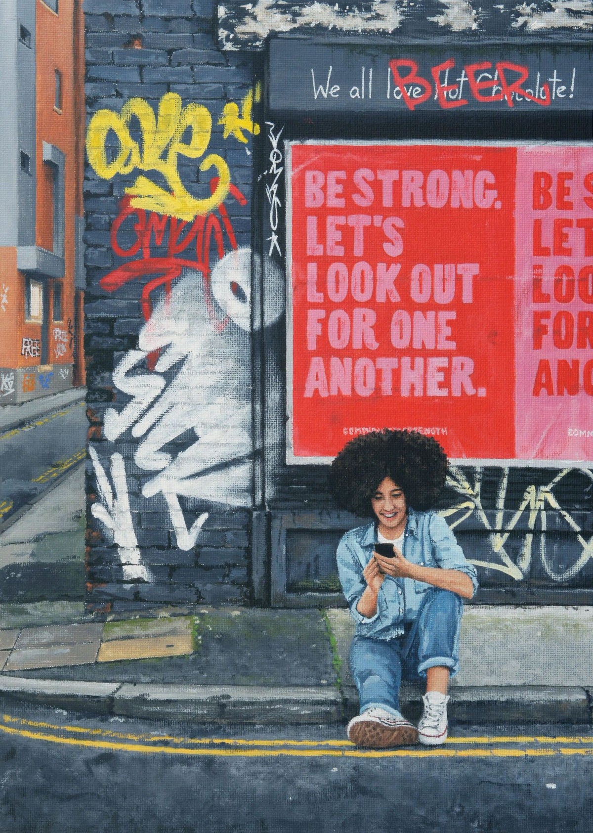 Be Strong, Northern Quarter by Peter Davis