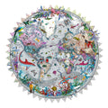 Circular Silfur Sea - Framed by Kristjana S Williams