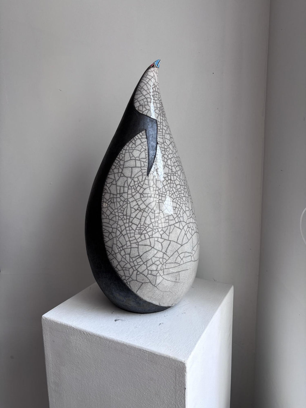 XXL Raku Penguin 2 by Art of Protest Gallery
