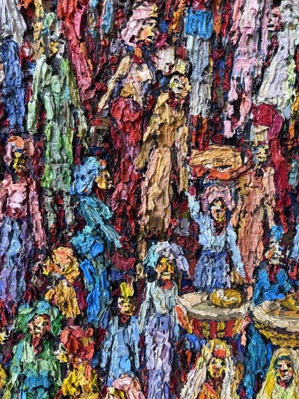 Market Day (Nono Women) - Framed by Ben Ibebe