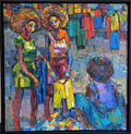 Afro Girls (Secondhand Market) - Framed by Ben Ibebe
