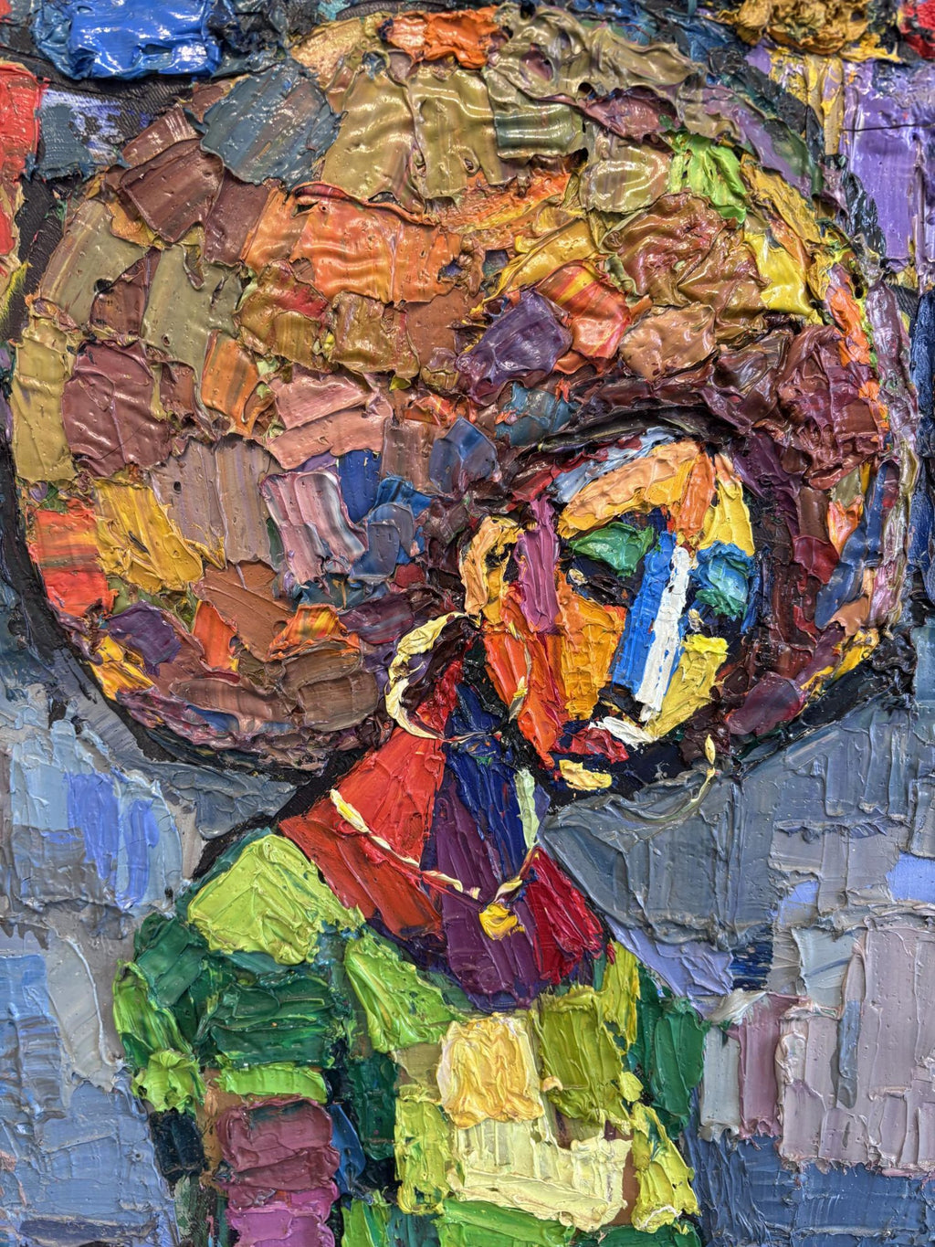 Afro Girls (Secondhand Market) - Framed by Ben Ibebe