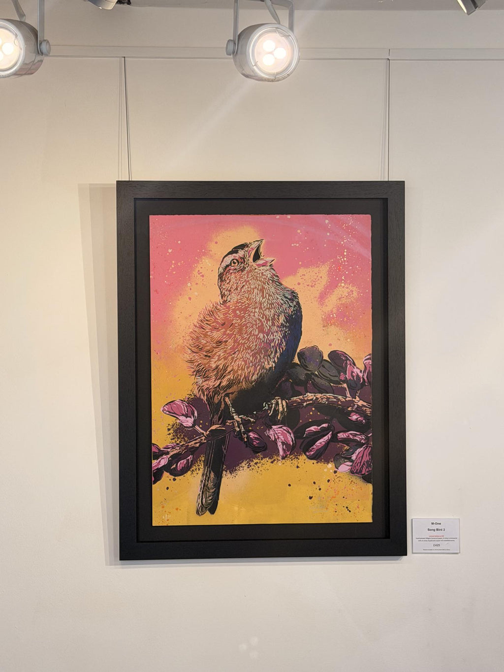 Song Bird 2 - Framed by M-ONE