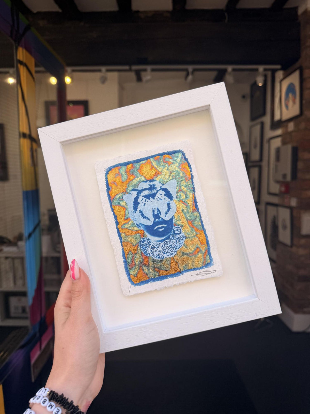 Atomic! (Ode to Madame Curie) - Framed by Chloe McCarrick
