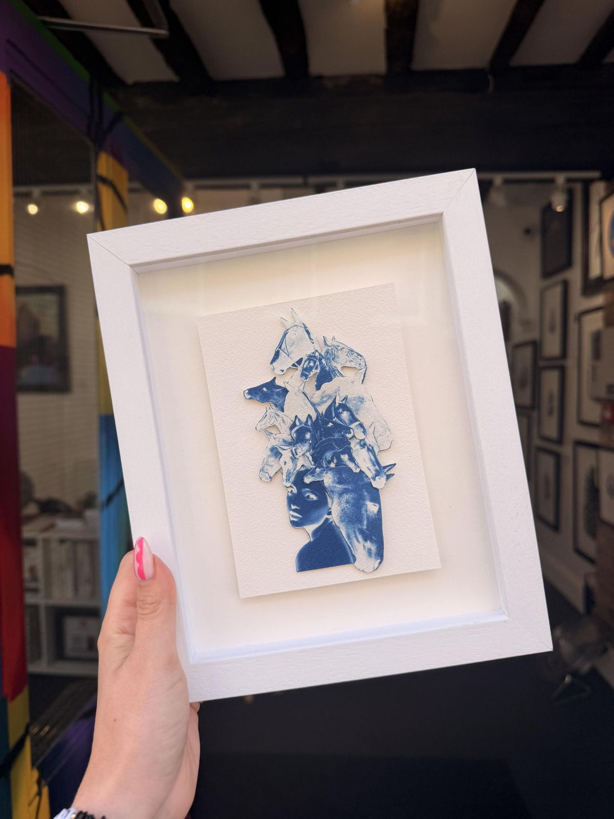 Queen Boudicca- A Life in Reflection Study - Framed by Chloe McCarrick