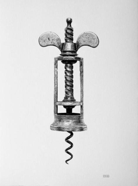 6 Corkscrews - Framed by CJP