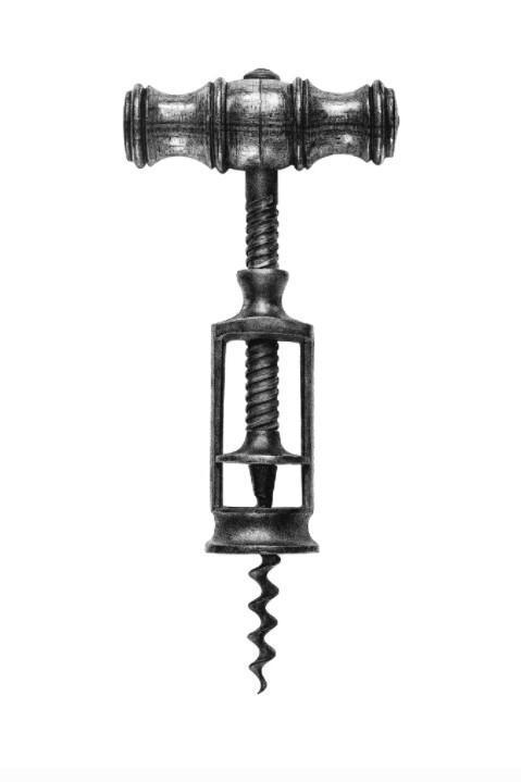 6 Corkscrews - Framed by CJP