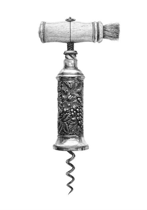 6 Corkscrews - Framed by CJP